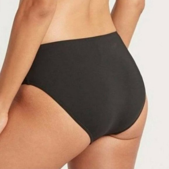 SEA LEVEL AUSTRALIA Black Mid Bikini Bottom 8 - Picture 3 of 7